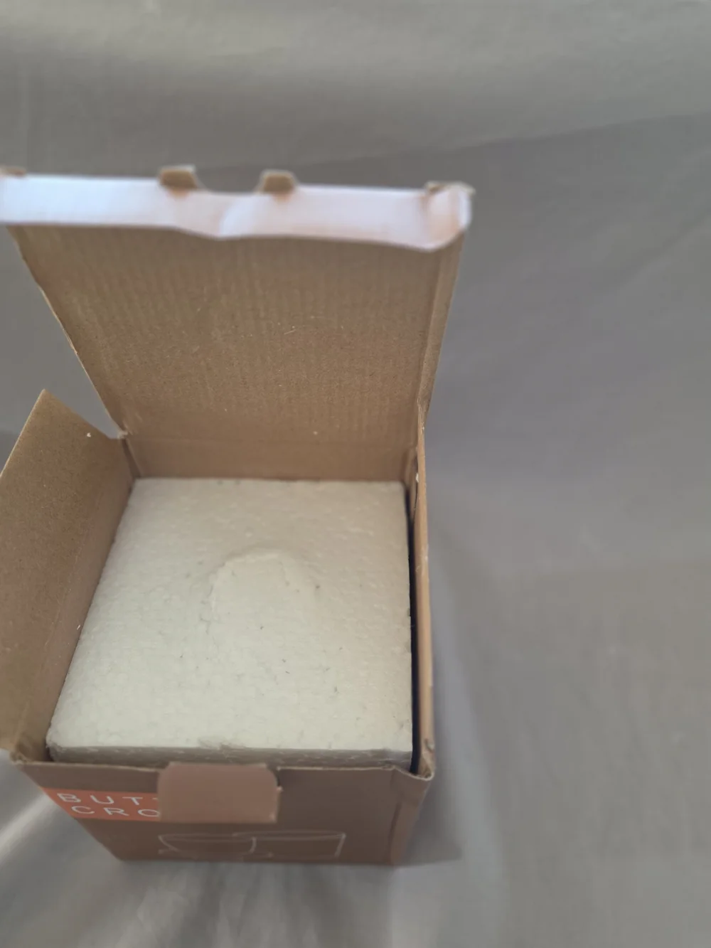 French Butter Crock - White Ceramic Butter Dish